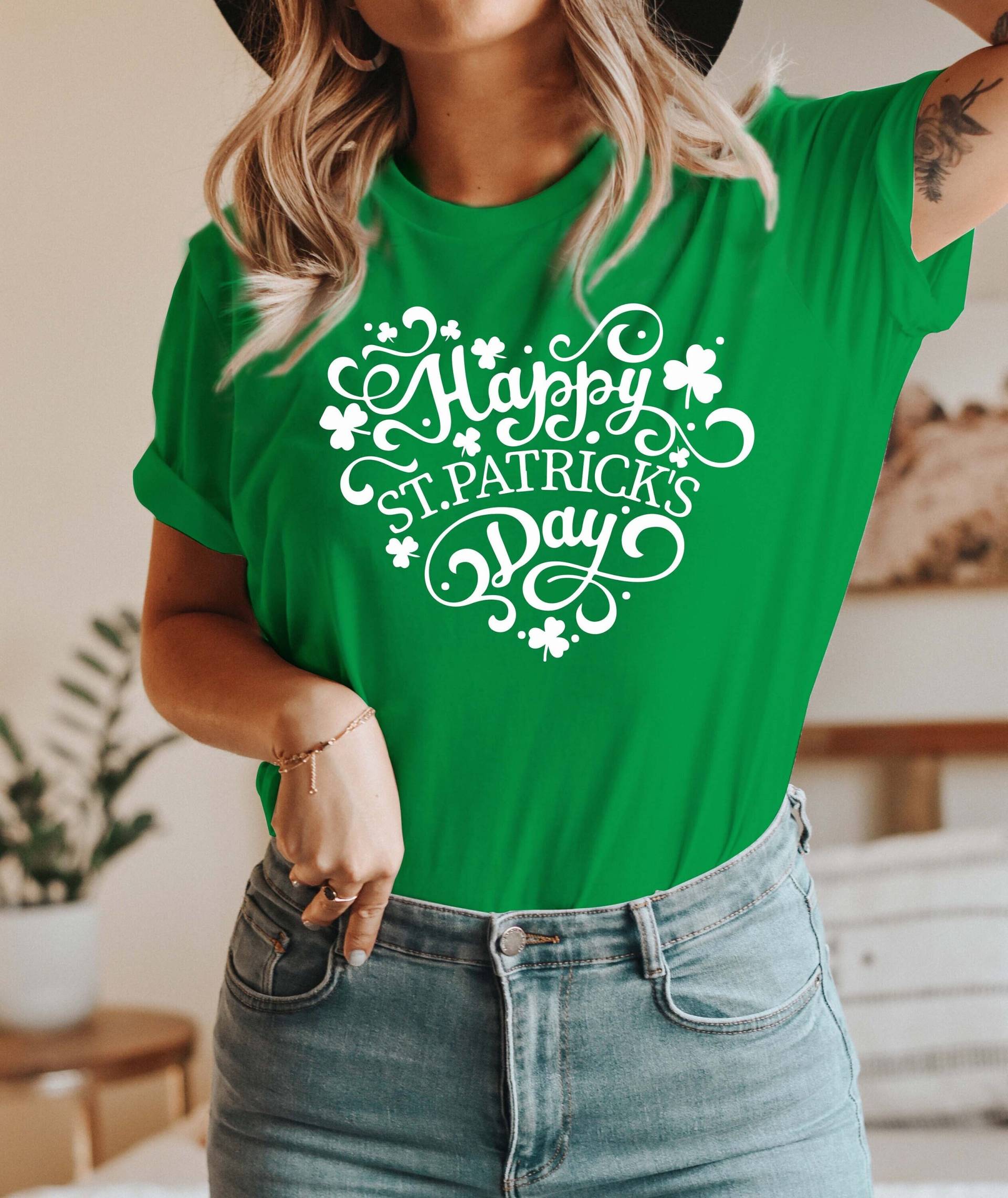 Irish Shirt, St. Patrick Es Day T-Shirt Für Frauen, Shirt Männer, Glück Der Iren, Shamrock von BorderLes