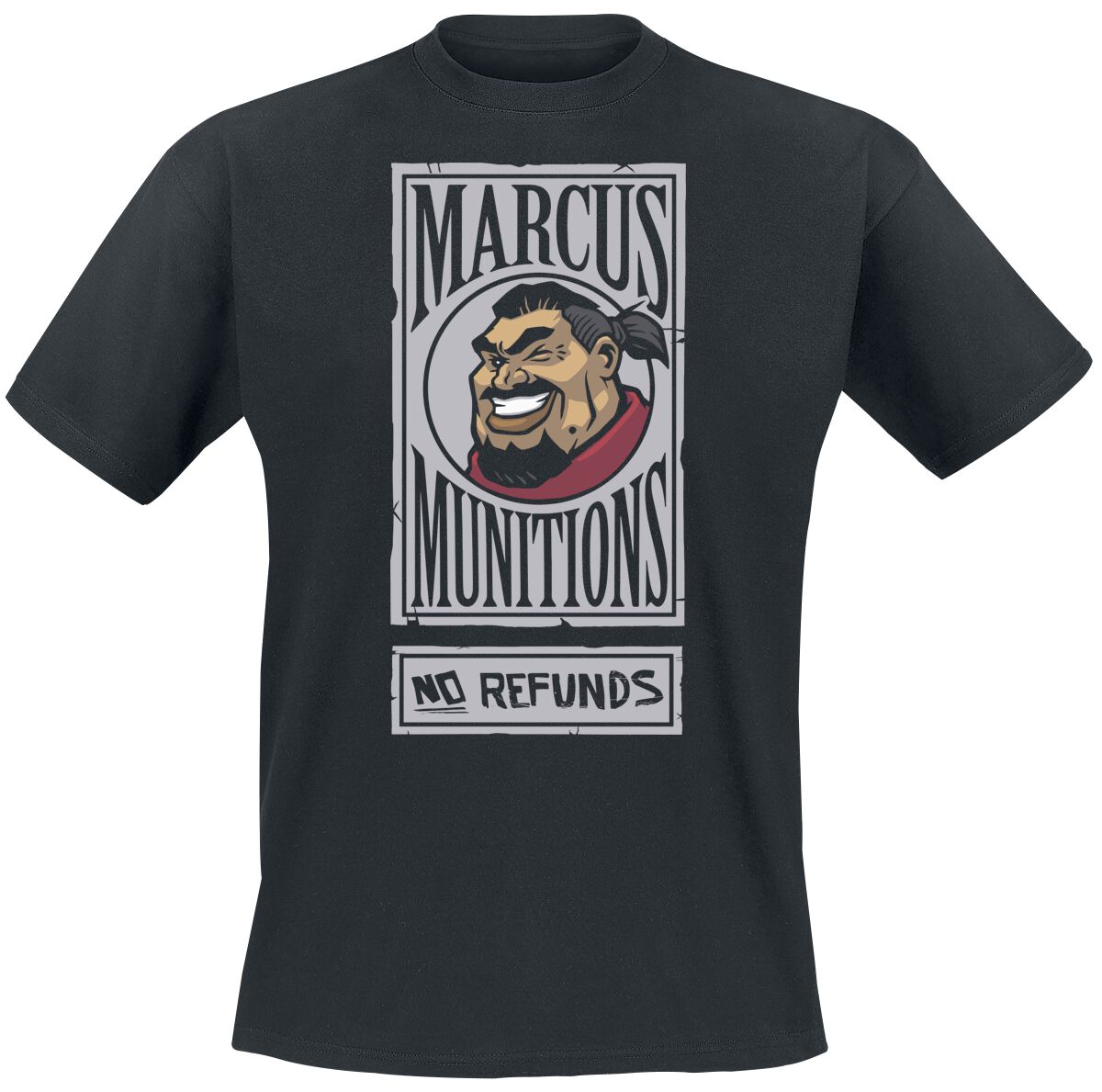 Borderlands - Gaming T-Shirt - 3 - Marcus Munitions - S bis XL - für Männer - Größe L - schwarz  - EMP exklusives Merchandise! von Borderlands