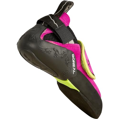 Boreal Kinder Ninja Junior Kletterschuhe, Fuchsia, EU 33-34 von BOREAL