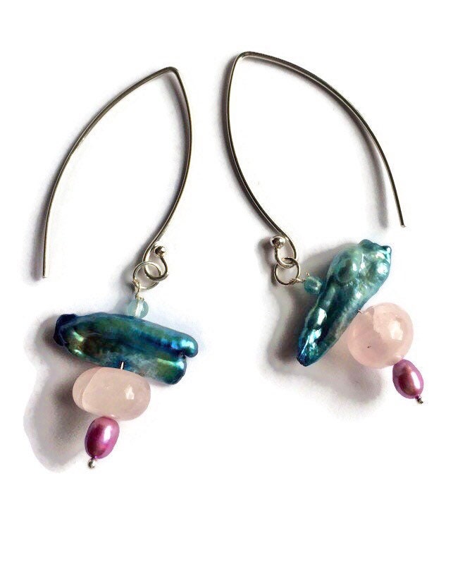 Biwa Perlen Ohrringe von BorealisJewellery