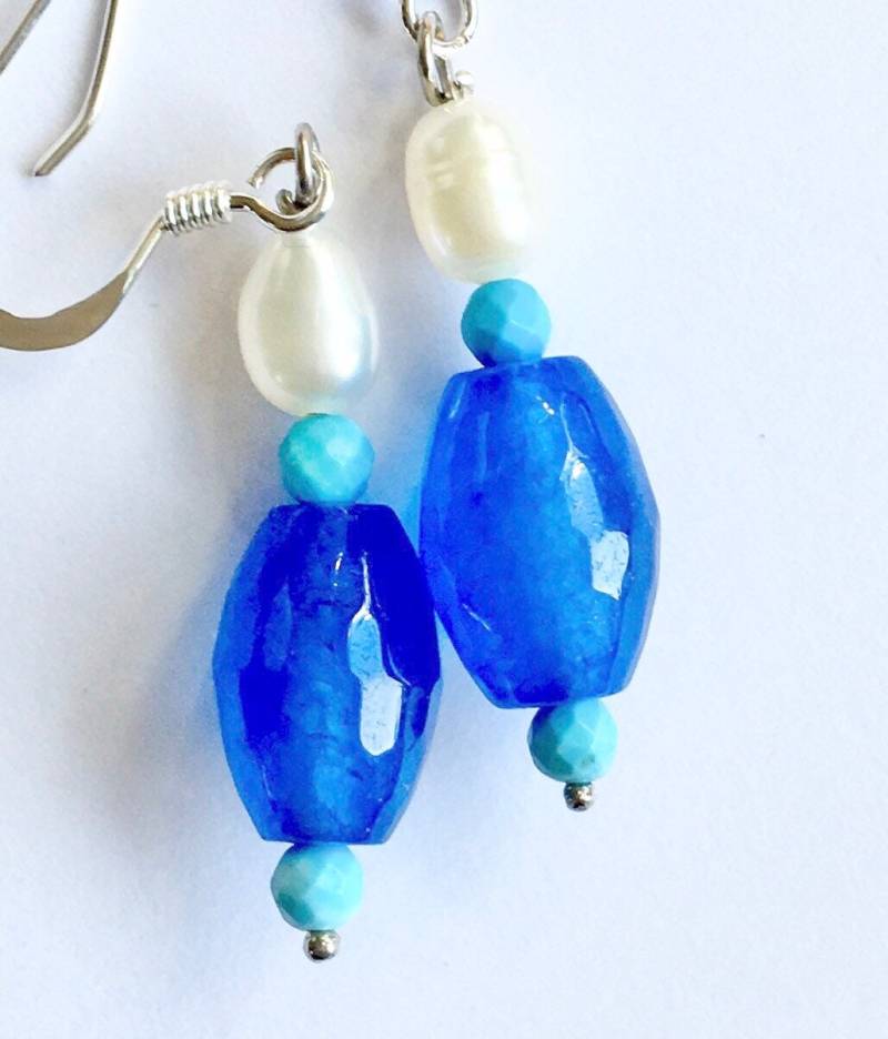 Blauquarz Ohrringe von BorealisJewellery