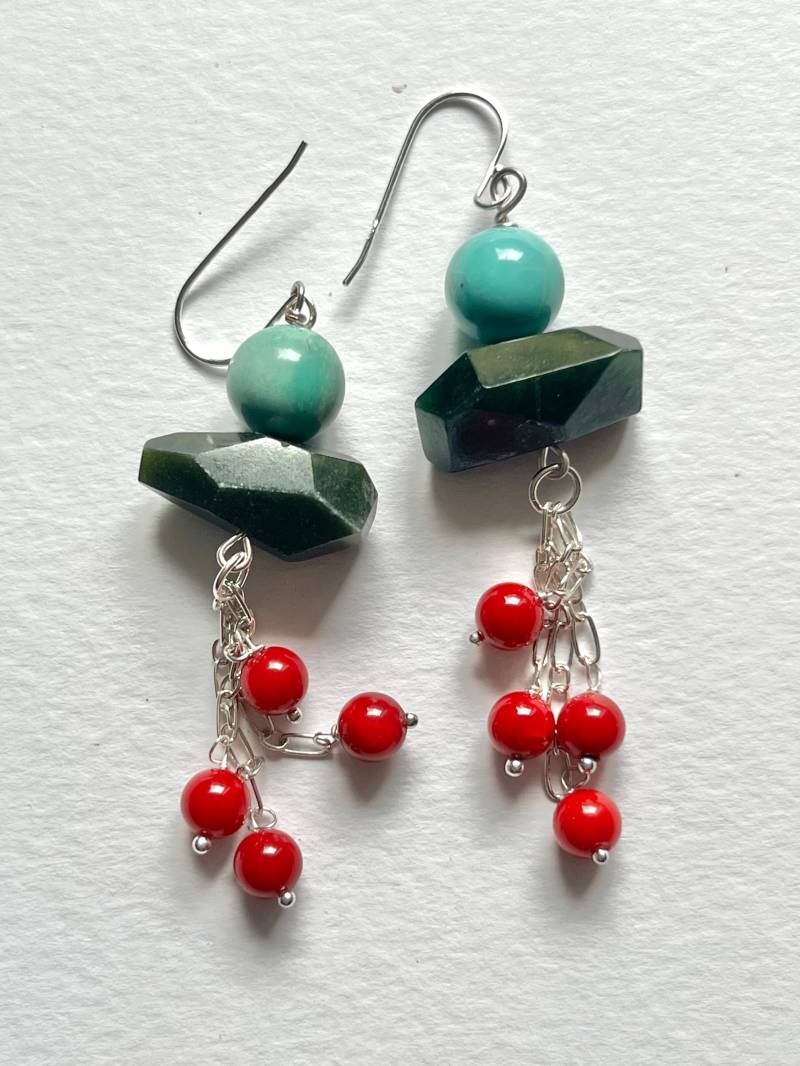 Jade Boho Ohrringe von BorealisJewellery