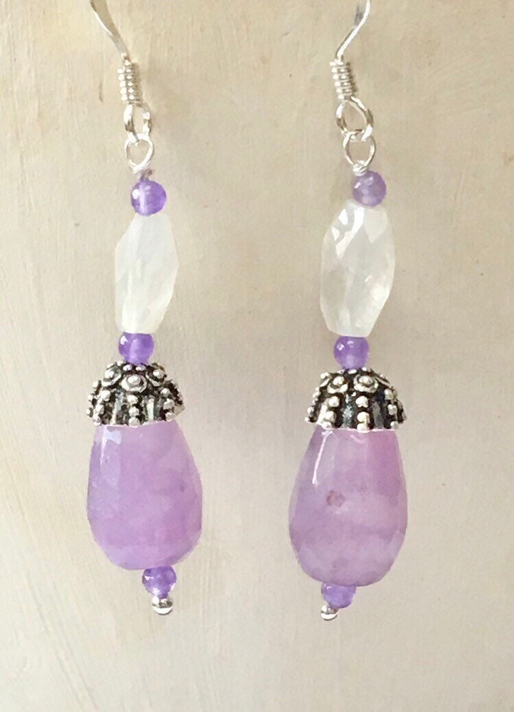 Lavendelquarz Ohrringe von BorealisJewellery