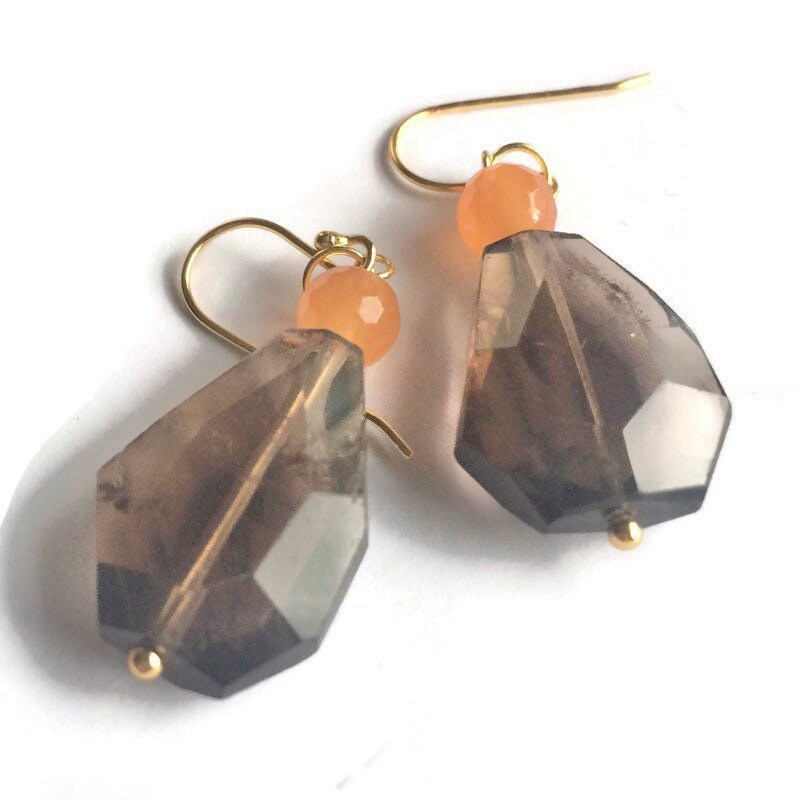 Rauchquarz Ohrringe von BorealisJewellery