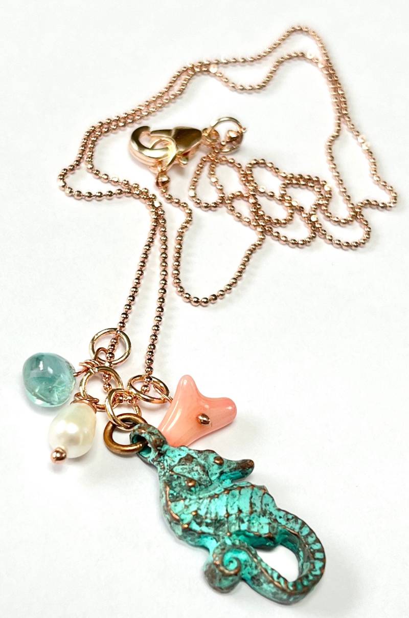 Seepferdchen Anhänger von BorealisJewellery