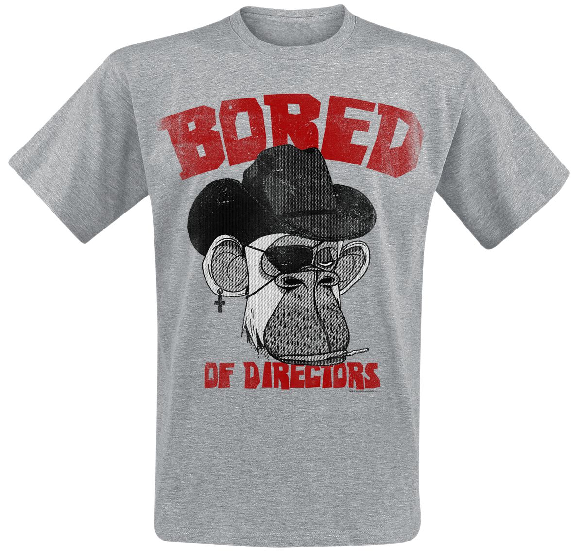 Bored Of Directors Clint Apewood Vintage T-Shirt grau in L von Bored Of Directors