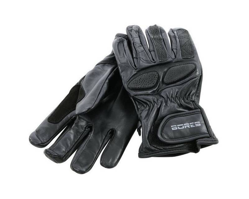 Bores Motorradhandschuhe Bores Driver Motorradhandschuh schwarz 12 atmungsaktiv von Bores