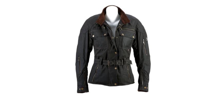 Bores Motorradjacke Tropical Pro I Damen Wachsjacke herausnehmbares Innenfutter,wasserdicht von Bores