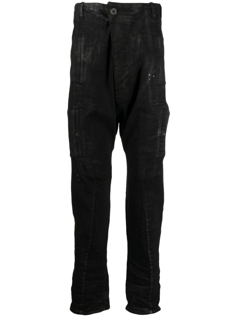 Boris Bidjan Saberi Ausgeblichene Slim-Fit-Jeans - Schwarz von Boris Bidjan Saberi