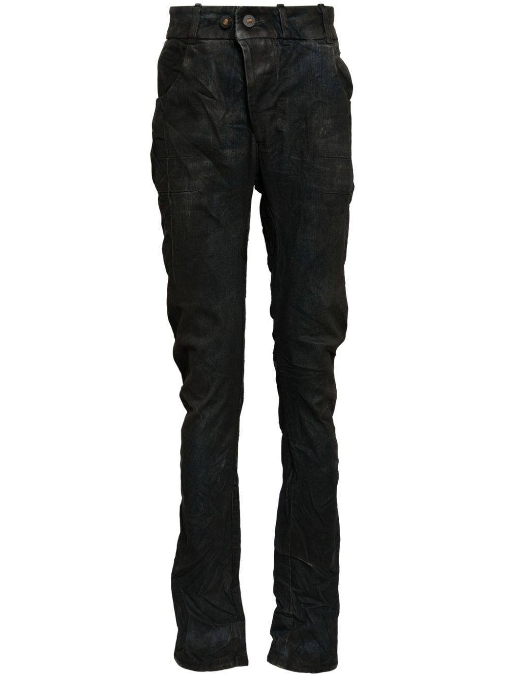 Boris Bidjan Saberi Skinny-Jeans im Distressed-Look - Blau von Boris Bidjan Saberi