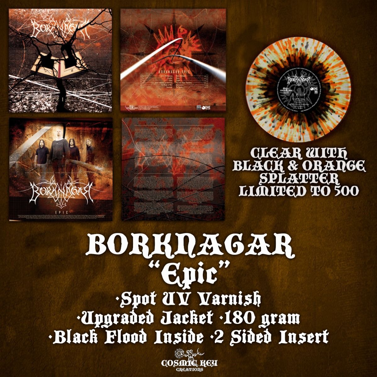 Borknagar Epic LP splattered von Borknagar