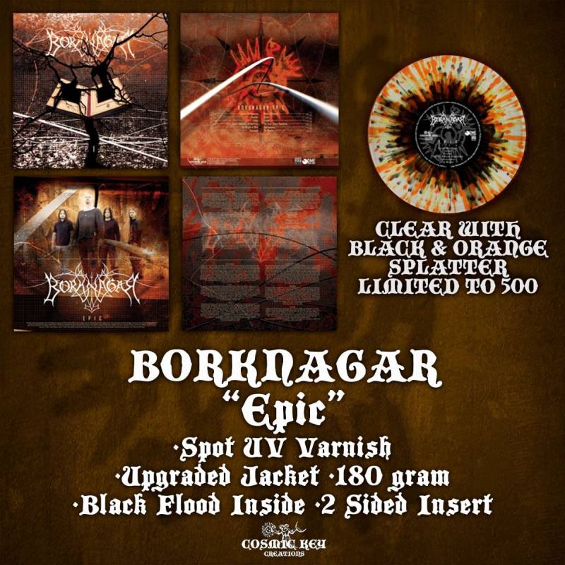 Epic von Borknagar - LP (Coloured, Limited Edition, Re-Issue, Standard) von Borknagar