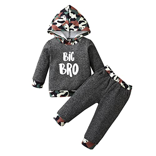 Borlai Baby Jungen Bruder passende Outfits Große kleine Kapuze Top Hose Klaidung Set von Borlai