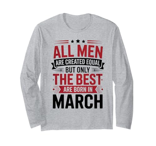 Alle Männer sind gleich geschaffen die besten geboren Januar Geburtstag Langarmshirt von Born January birthday tee