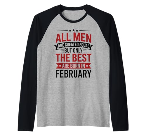 Alle Männer sind gleich geschaffen die besten geboren Januar Geburtstag Raglan von Born January birthday tee