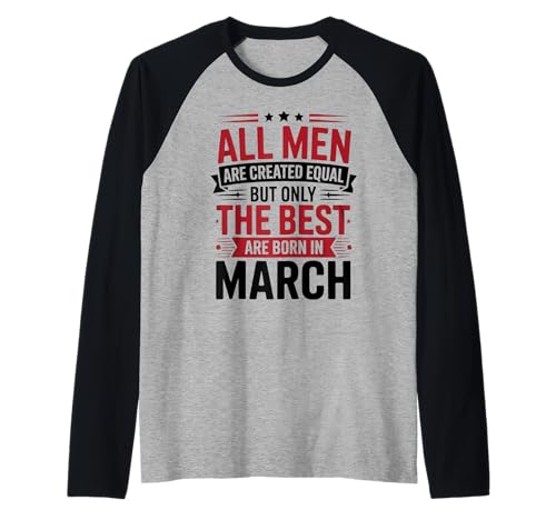 Alle Männer sind gleich geschaffen die besten geboren Januar Geburtstag Raglan von Born January birthday tee