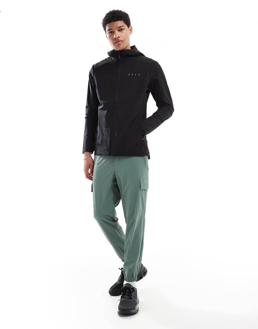 Born Living Yoga - Minho - Cargo-Jogginghose in Spargel-Grün von Born Living Yoga