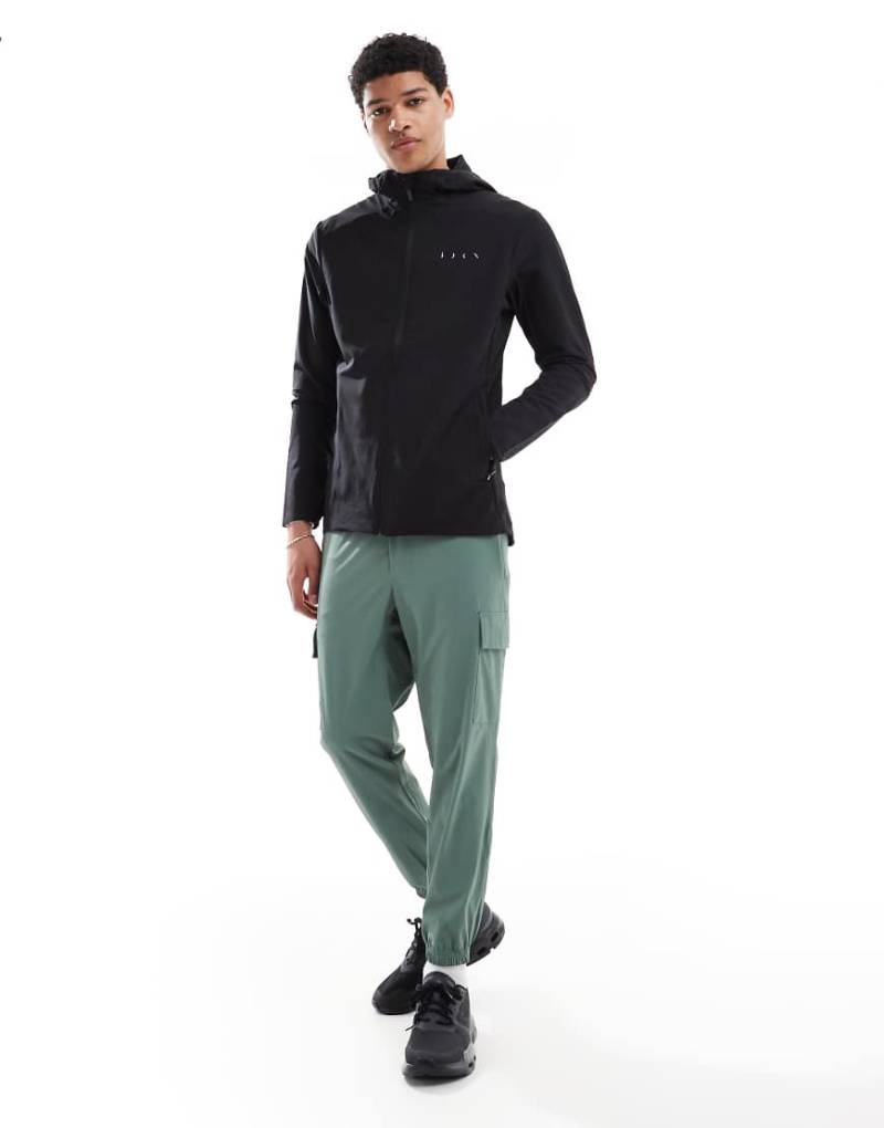 Born Living Yoga - Minho - Cargo-Jogginghose in Spargel-Grün von Born Living Yoga