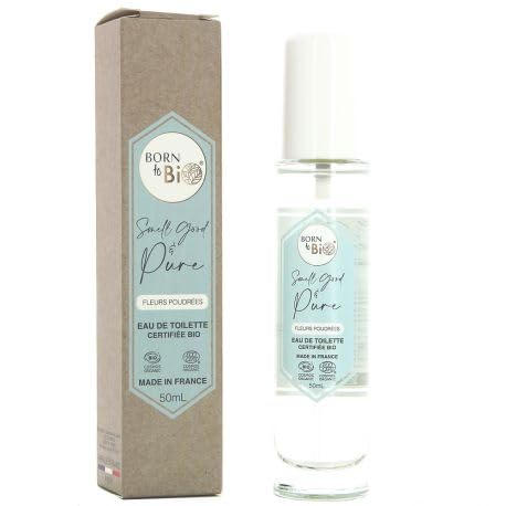 Born to bio - Eau de Toilette Certifie Bio – Pulverblüten – 50 ml von Born To Bio