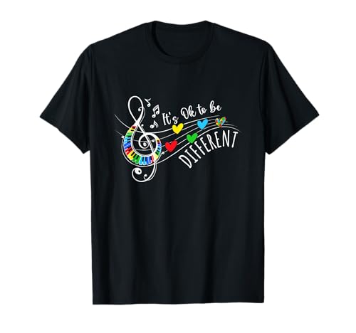It Ok To Be Different Autism Awareness Month Frauen Kind T-Shirt It Ok To Be Different Autism Awareness Month Frauen Kind T-Shirt von Born in 2000