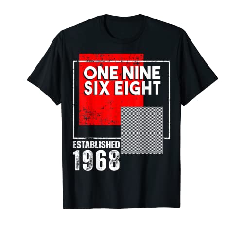 Born in or Vintage 1968 für Männer, Frauen T-Shirt Born in or Vintage 1968 für Männer, Frauen T-Shirt von Born in and Vintage 1921 up to 2025