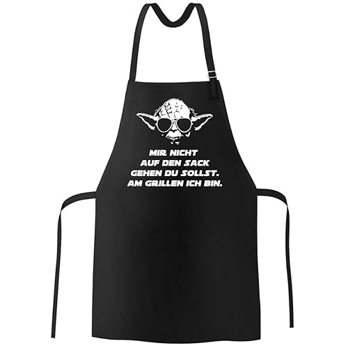 Mir nicht auf den Sack gehen Du sollst, am Grillen ich bin - Grillschürze für Männer von Born to grill