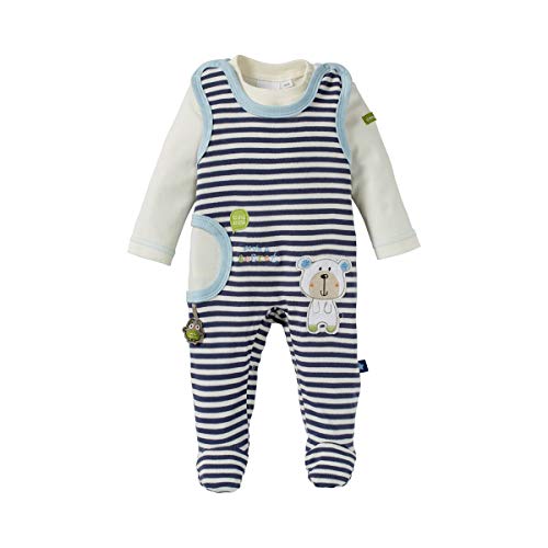 BORNINO Strampler Baby - 2-tlg Stramplerset mit Langarmshirt - mit Druckknöpfen - Öko-Tex zertifiziert - mit Applikationen - Größe 62 von Bornino