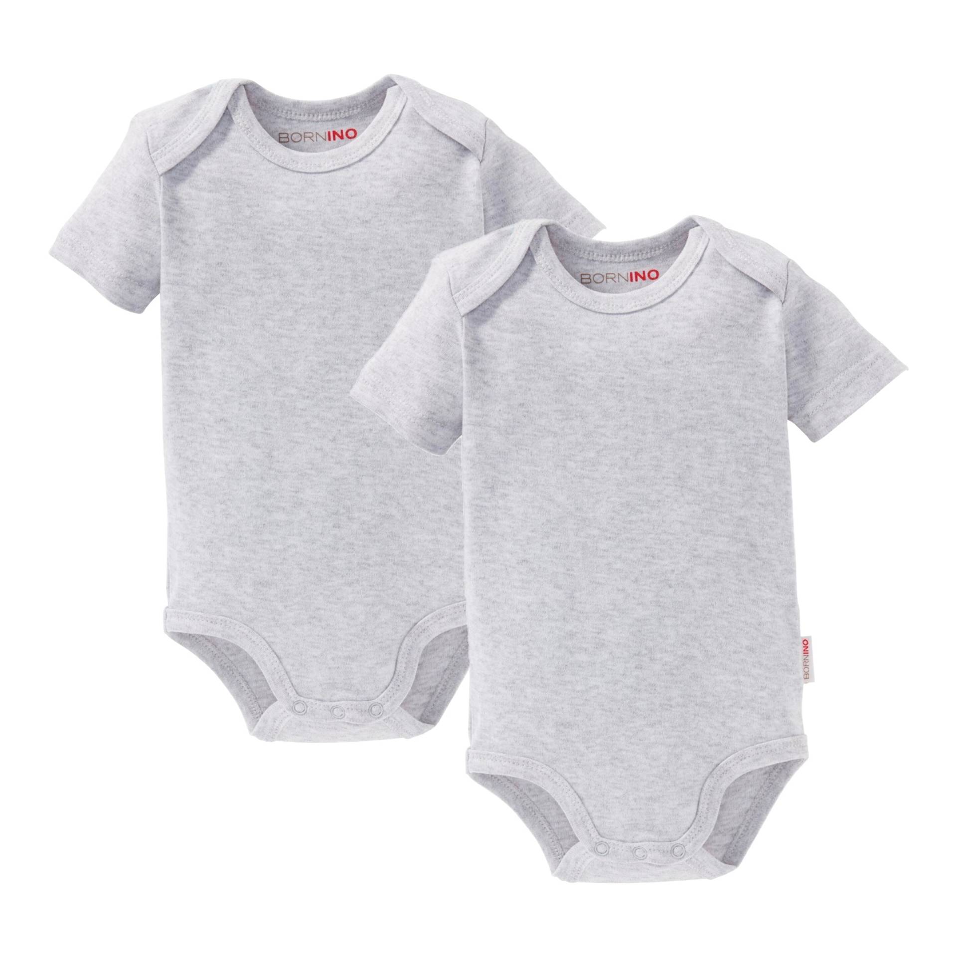 Bornino Basics 2er-Pack Bodys kurzarm von Bornino