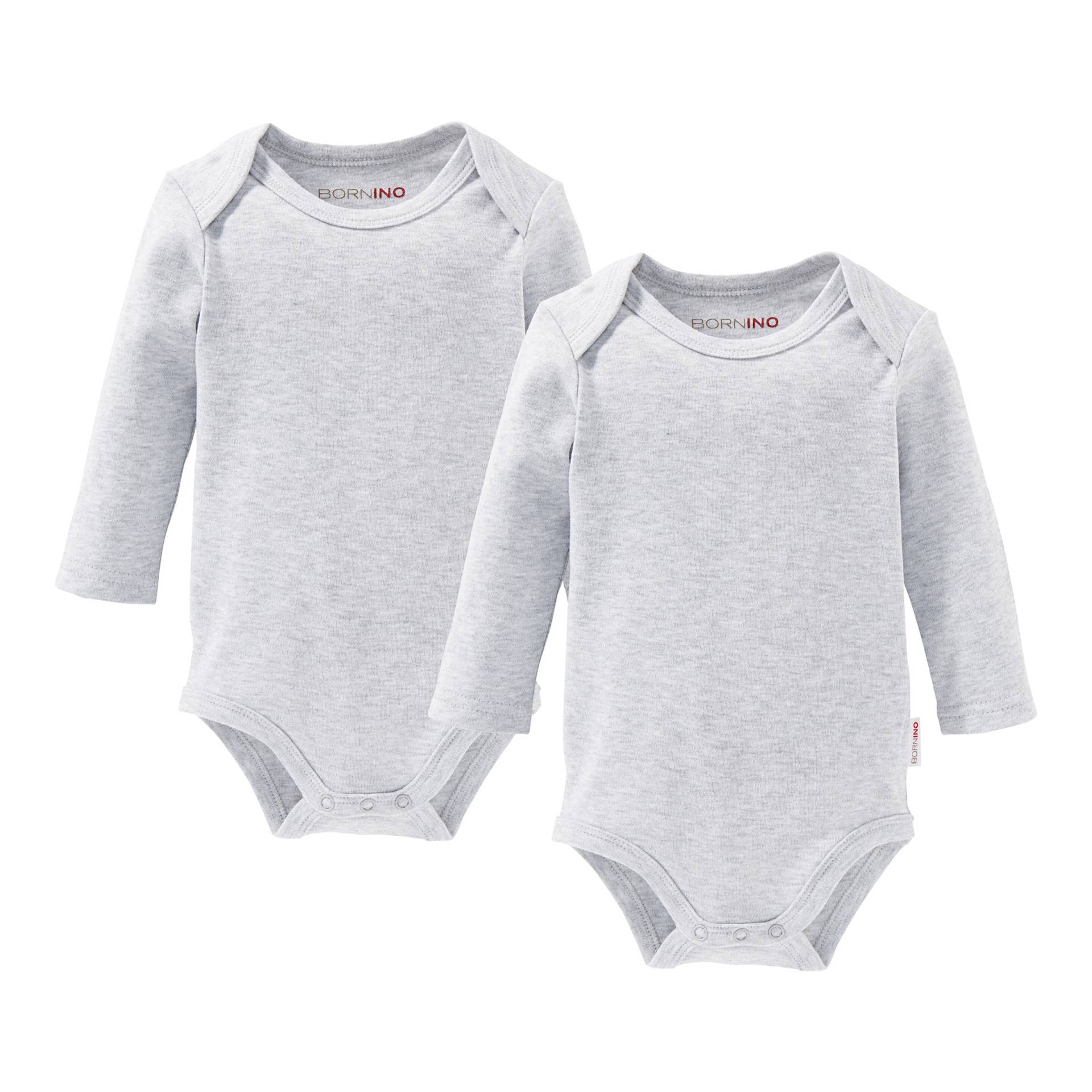 Bornino Basics 2er-Pack Bodys langarm von Bornino