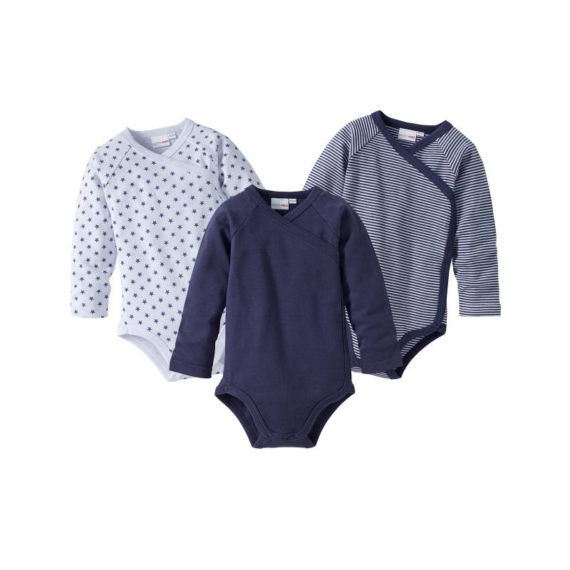 Bornino Lieblinge 3er-Pack Wickelbodys langarm von Bornino