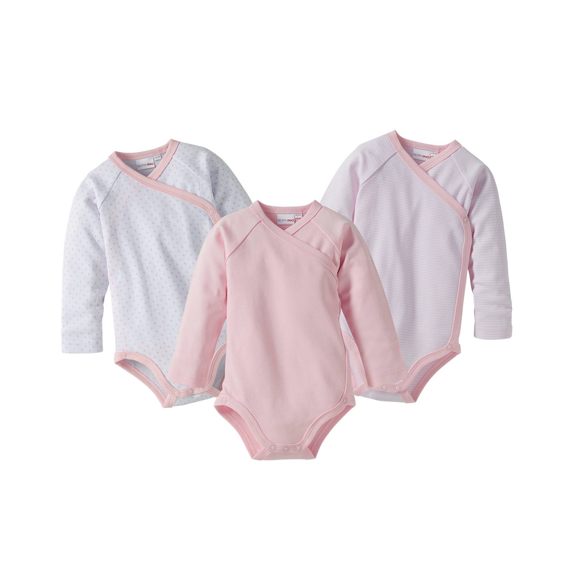 Bornino Lieblinge 3er-Pack Wickelbodys langarm Bornino Lieblinge 3er-Pack Wickelbodys langarm von Bornino
