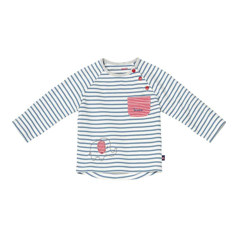 Bornino Lieblinge Raglanshirt langarm Elefant Ringel von Bornino