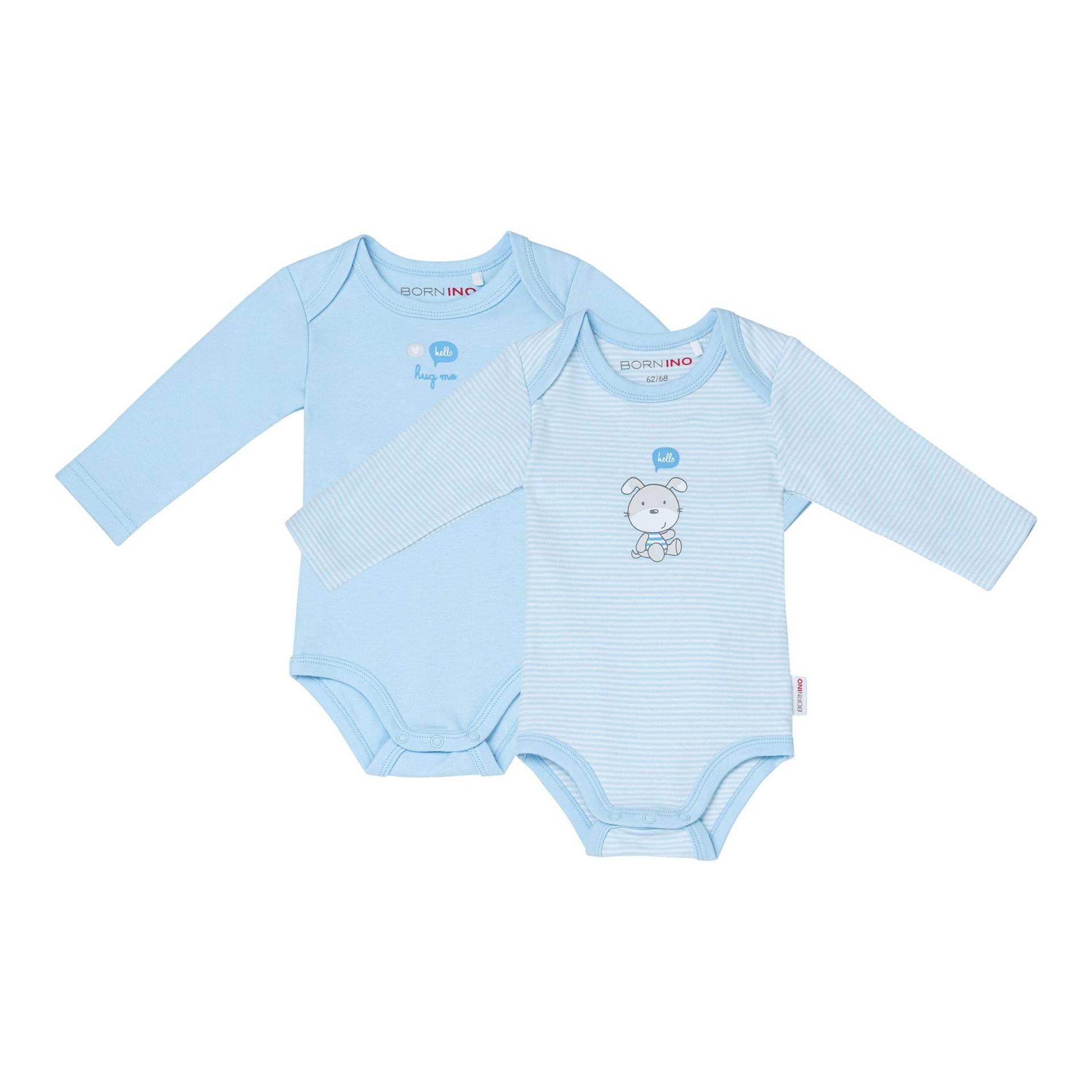 Bornino Lieblinge 2er-Pack Bodys langarm Bornino Lieblinge 2er-Pack Bodys langarm von Bornino