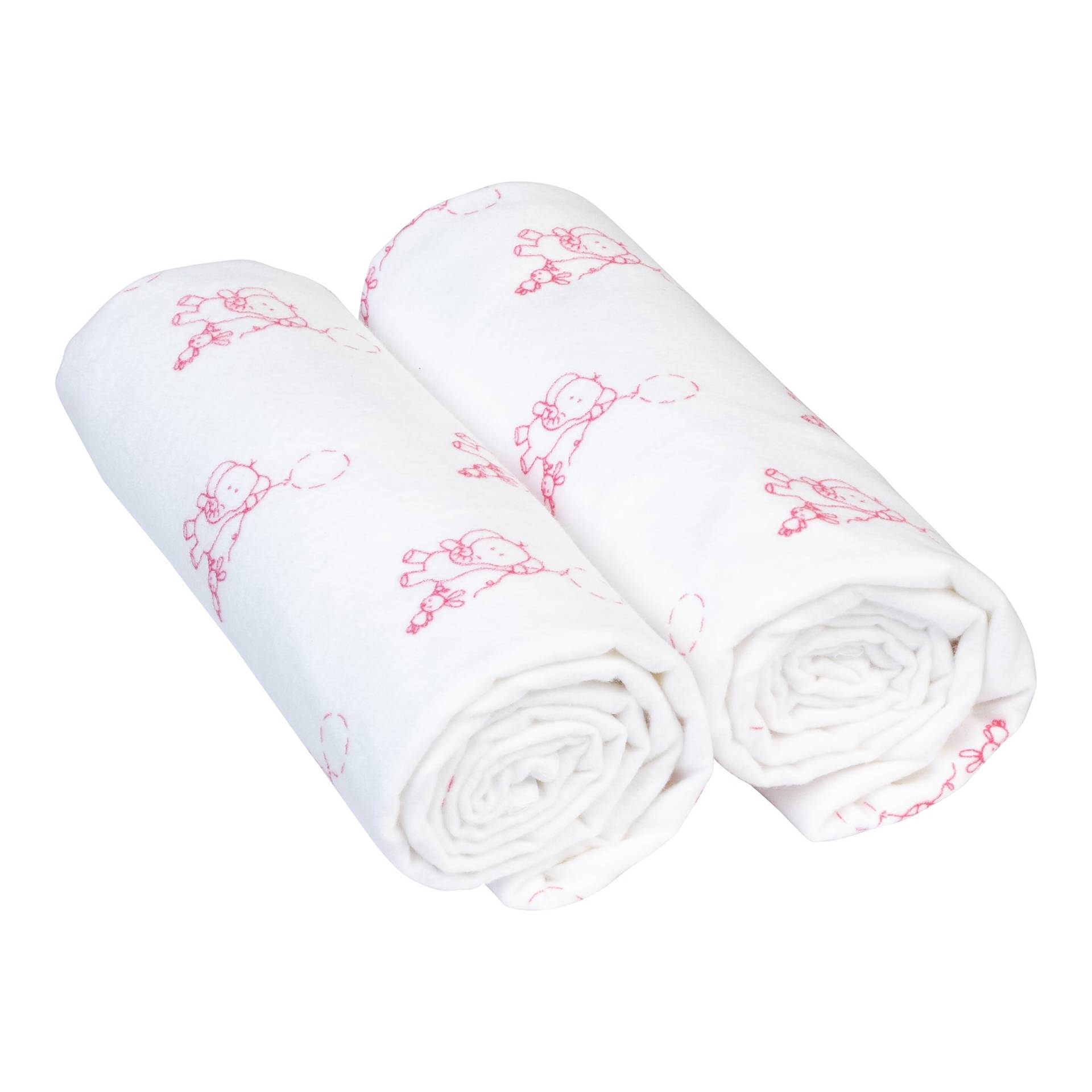 Bornino Lieblinge 2er-Pack Moltontücher 80x80 cm von Bornino