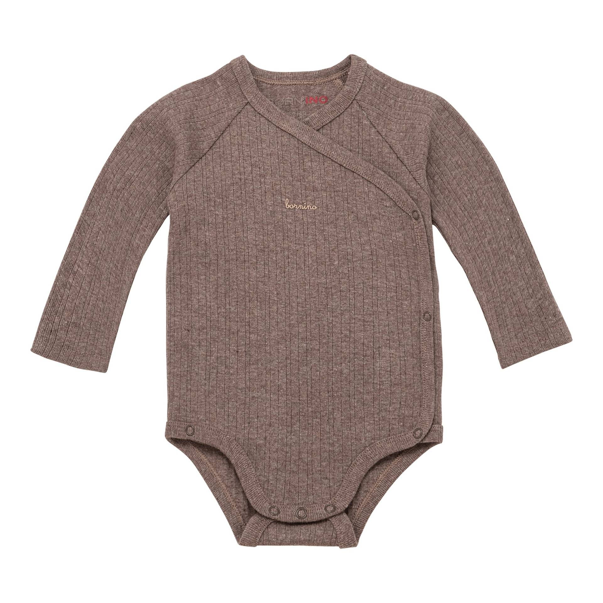 Bornino Lieblinge Wickelbody langarm Rippqualität von Bornino