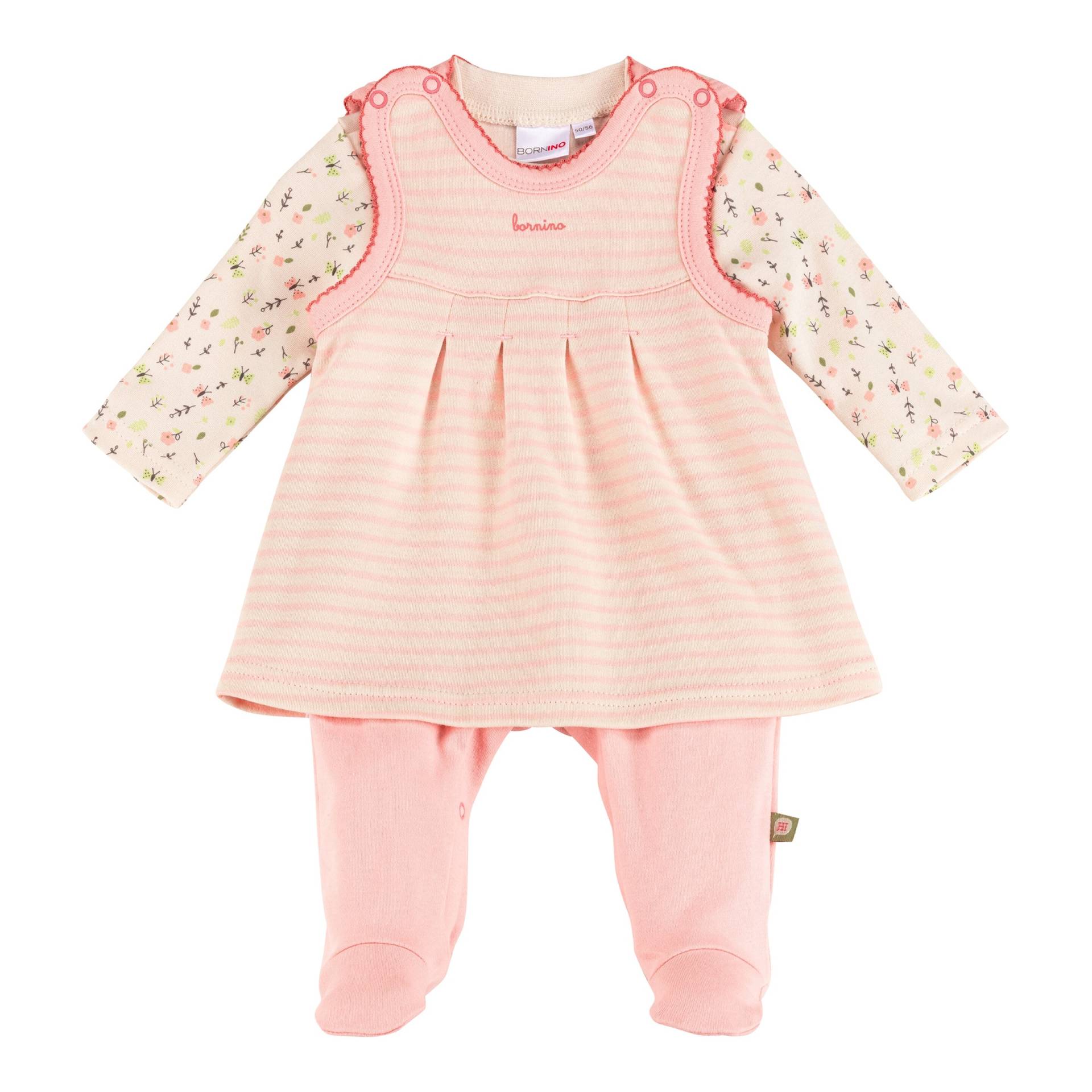 Bornino Little Safari 2-tlg. Set Strampler-Kleid mit Shirt langarm von Bornino