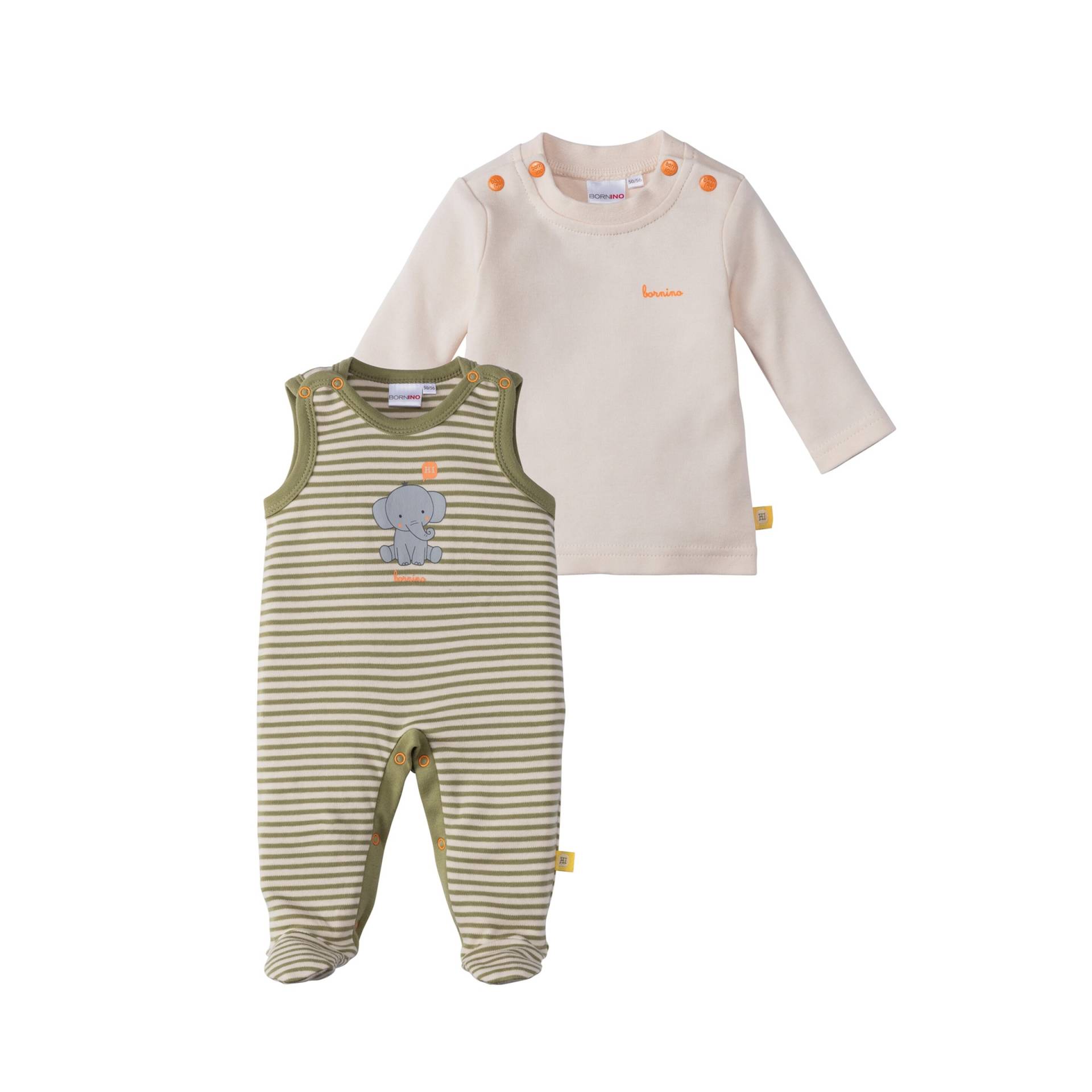 Bornino Little Safari Strampler-Set Elefant von Bornino