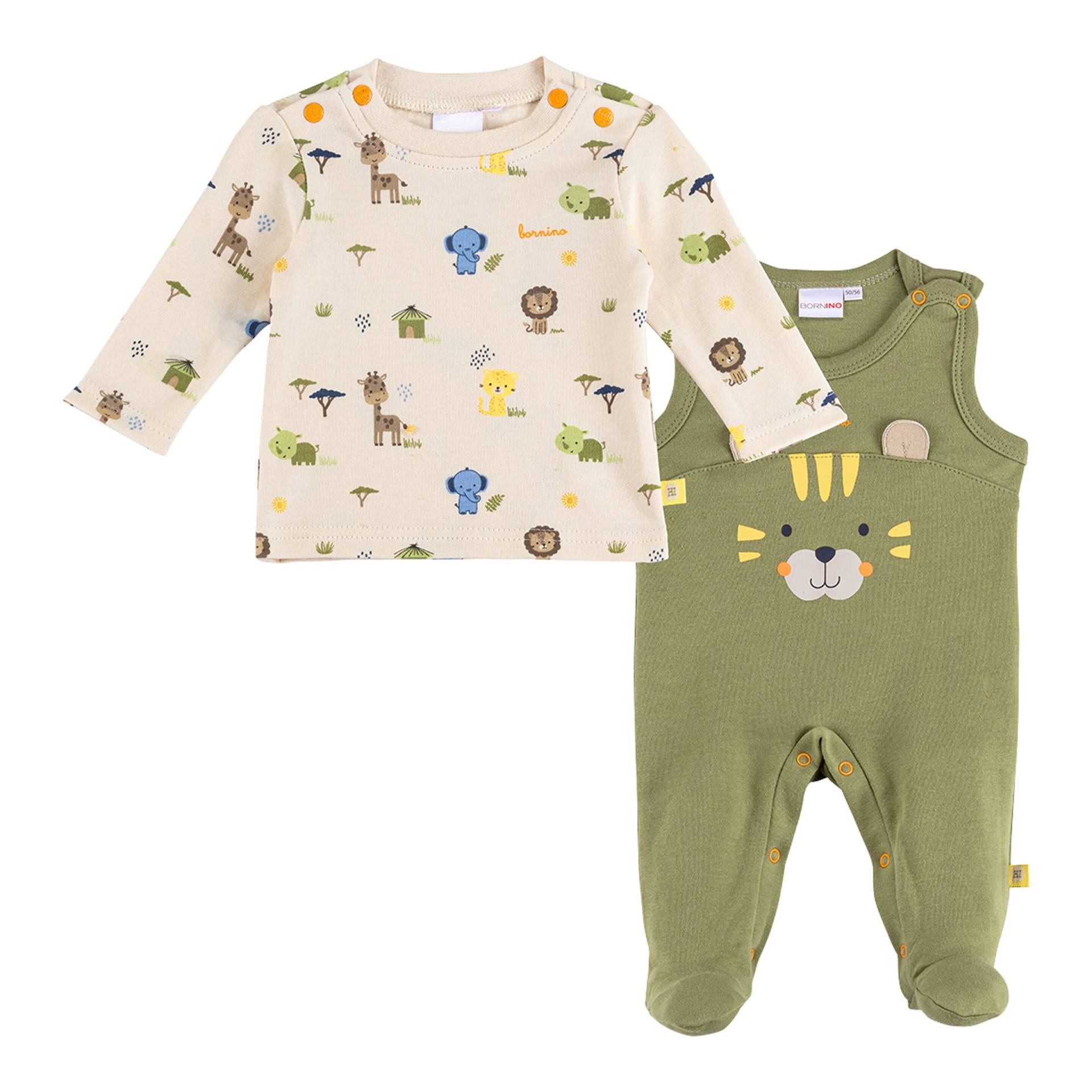 Bornino Little Safari Strampler-Set Tiger von Bornino