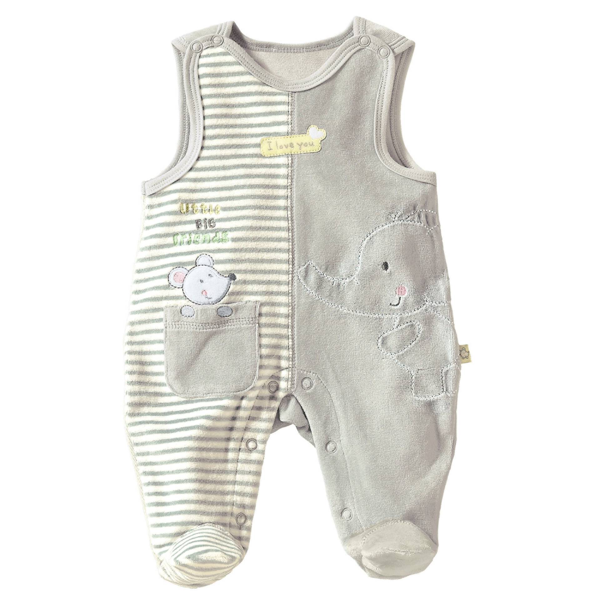 Bornino Basics Nicki-Strampler Elefant und Maus von Bornino