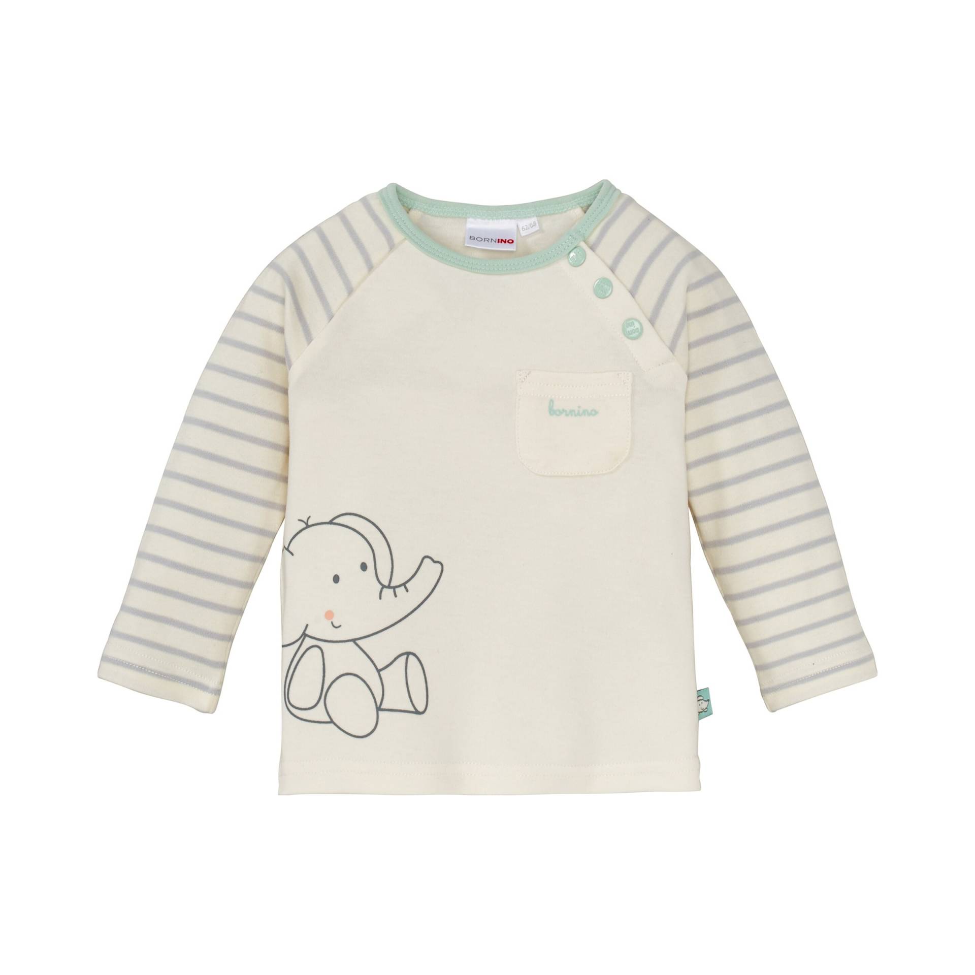 Bornino Basics Raglanshirt Elefant von Bornino