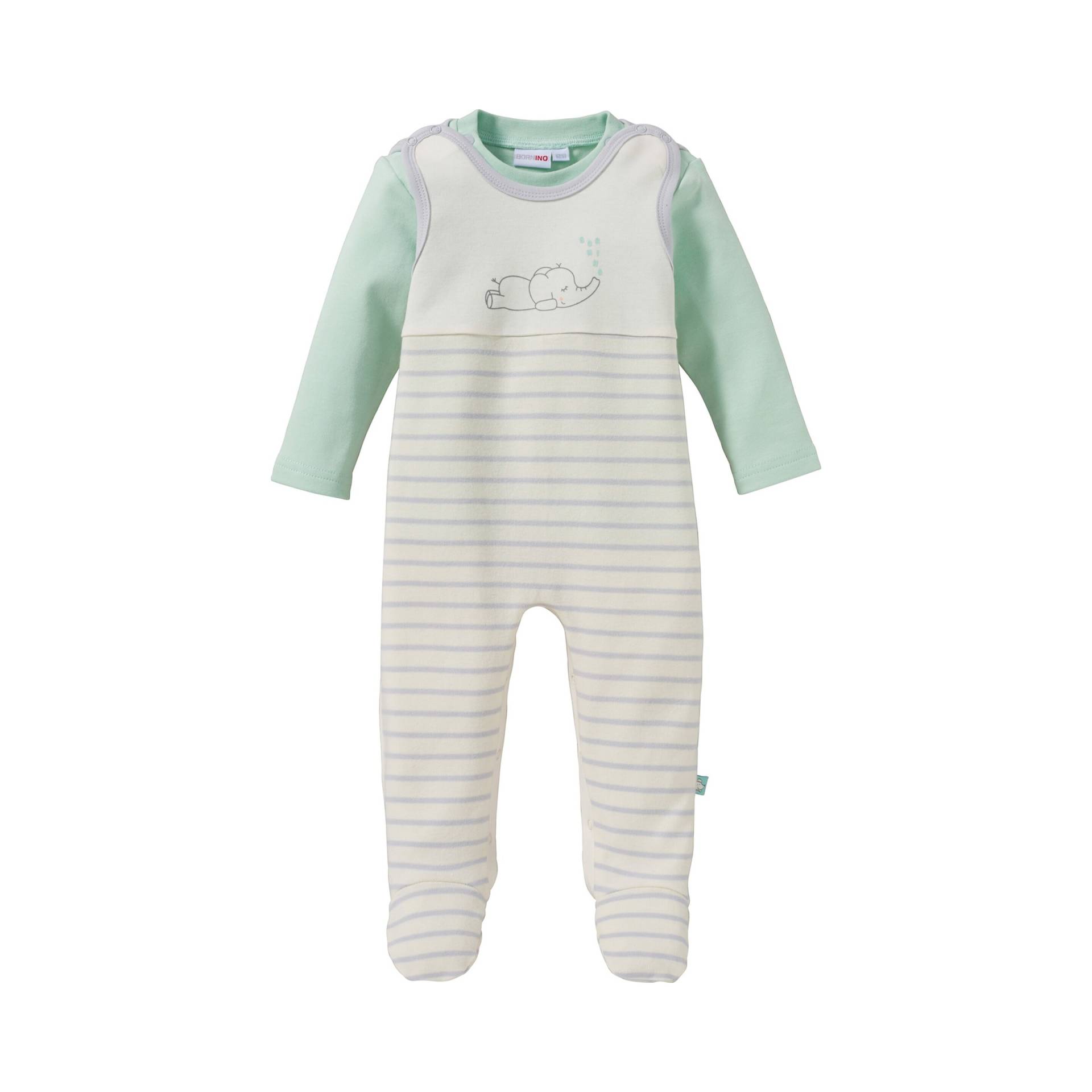 Bornino Basics Strampler-Set Elefant von Bornino