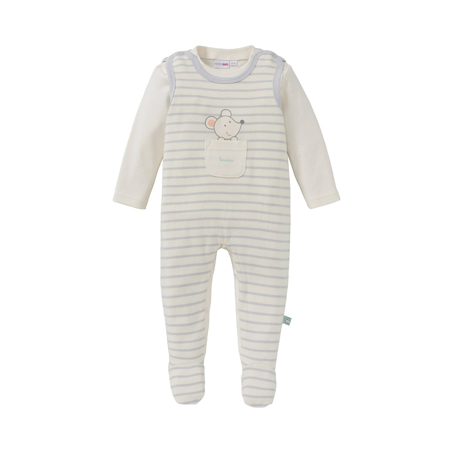 Bornino Basics Strampler-Set Maus von Bornino