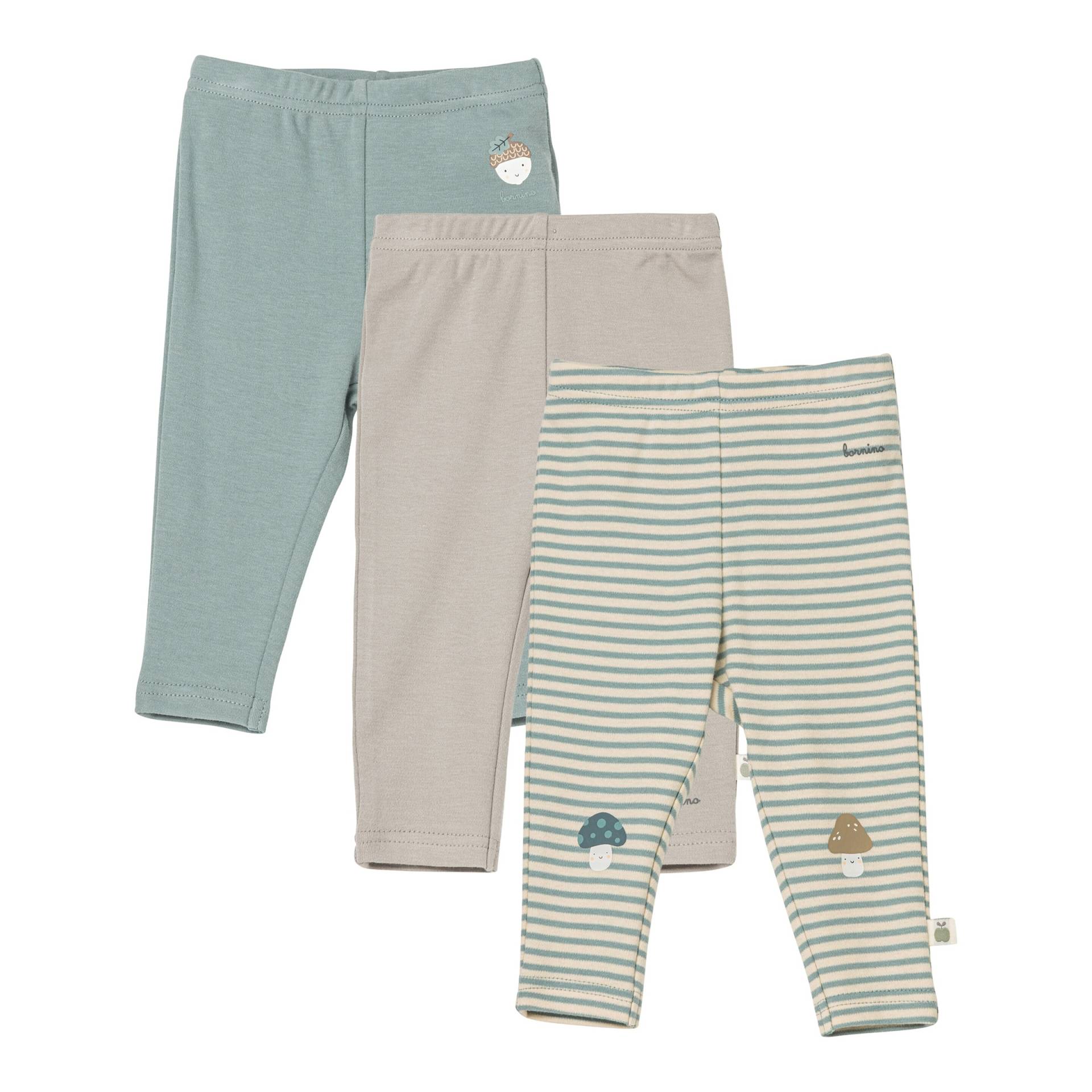 Bornino Sweet Nature 3er-Pack Leggings Pilz Bornino Sweet Nature 3er-Pack Leggings Pilz von Bornino