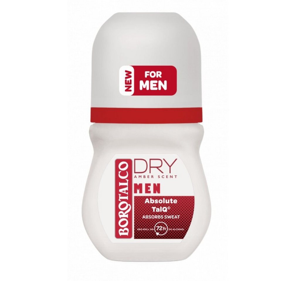 Borotalco Deo-Roller Ball deodorant Men Dry Amber (Deo Roll On) 50 ml von Borotalco