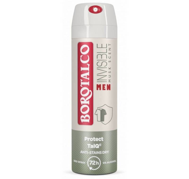 Borotalco Deo-Roller Deo-Spray Men Invisible Dry (Deo-Spray) 150 ml von Borotalco