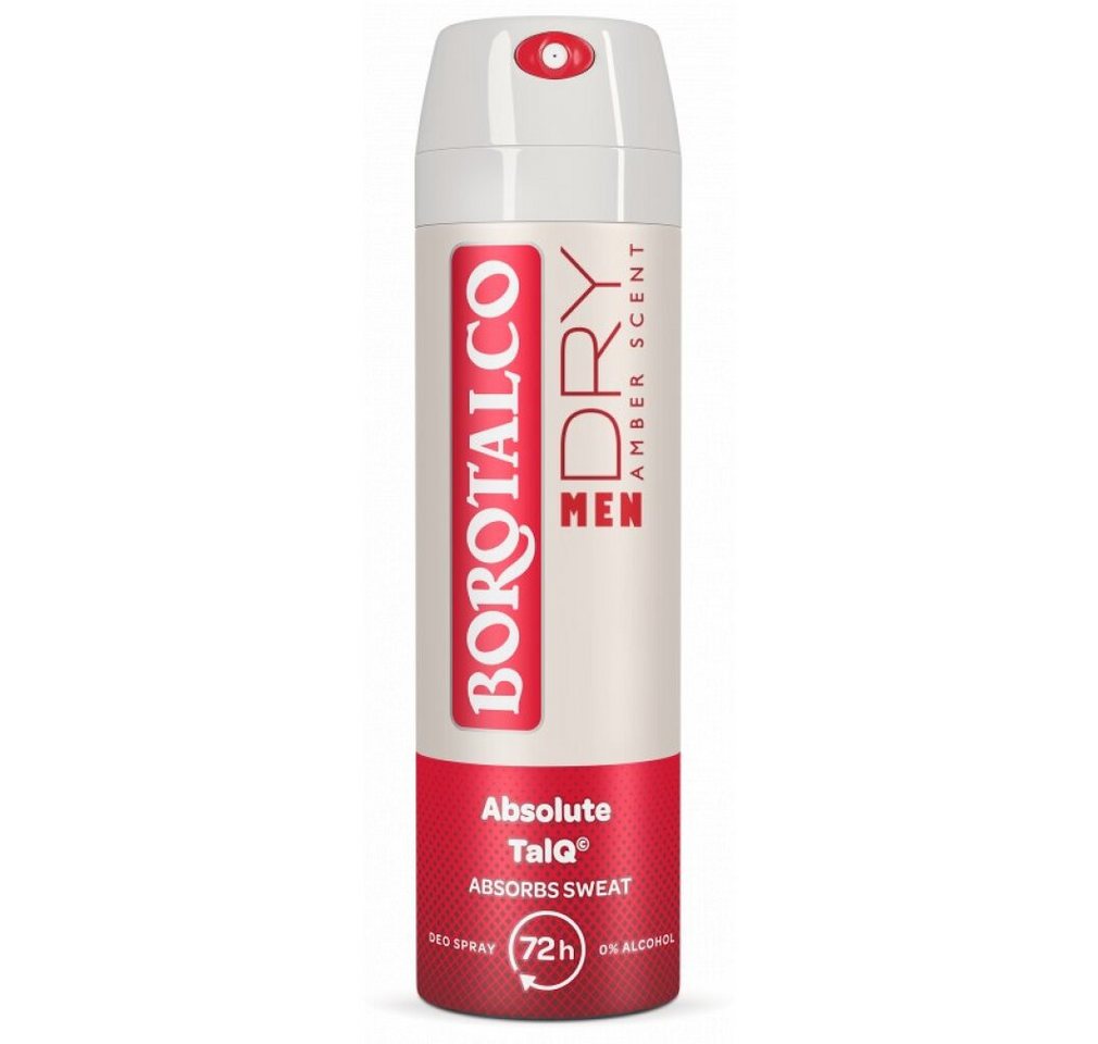 Borotalco Deo-Roller Deodorant Spray Men Dry Amber (Deo Spray) 150 ml von Borotalco