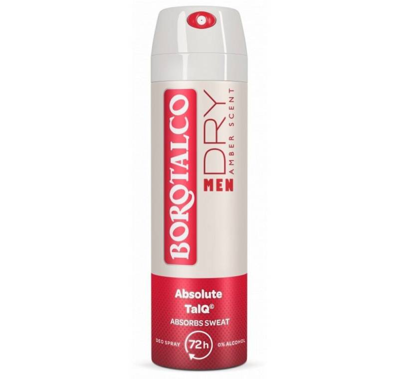 Borotalco Deo-Roller Deodorant Spray Men Dry Amber (Deo Spray) 150 ml von Borotalco
