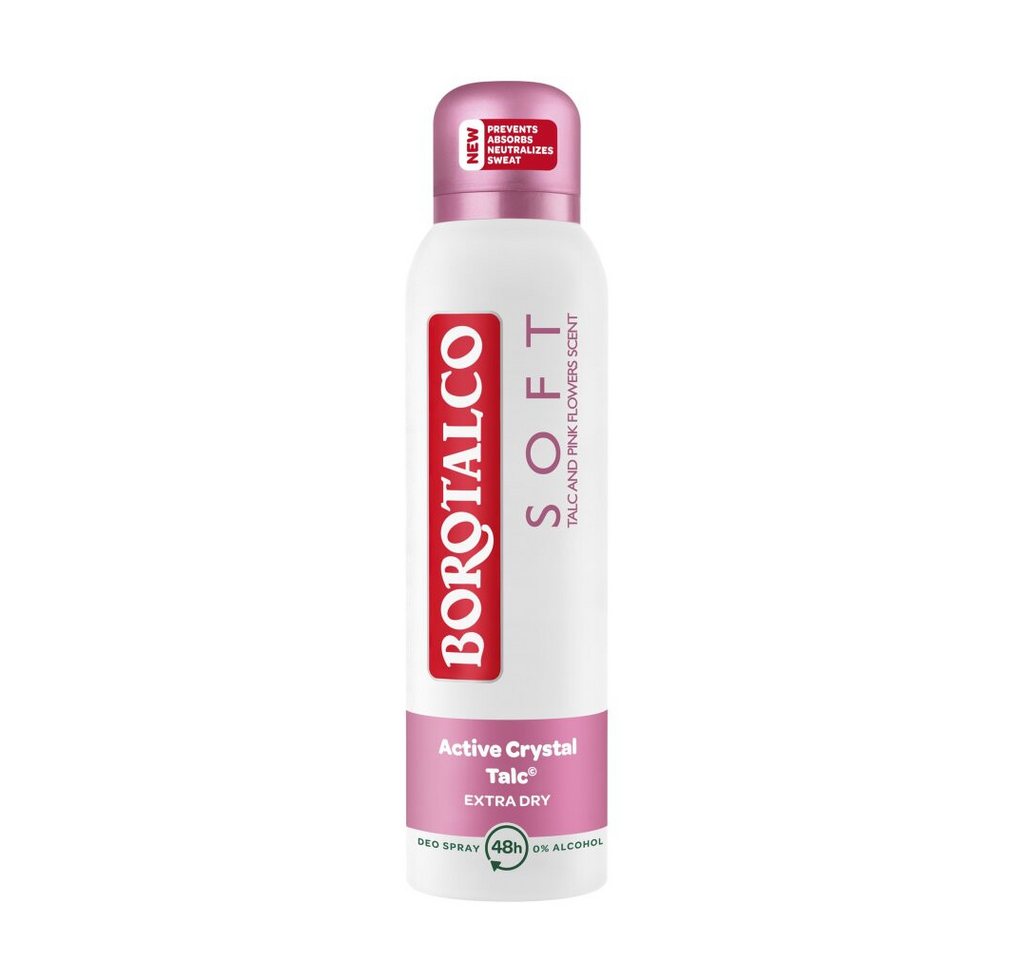Borotalco Deo-Roller Deospray Soft Flower, 150 ml von Borotalco