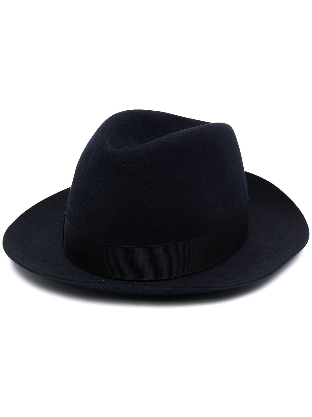 Borsalino Fedora mit Schleife - Blau von Borsalino