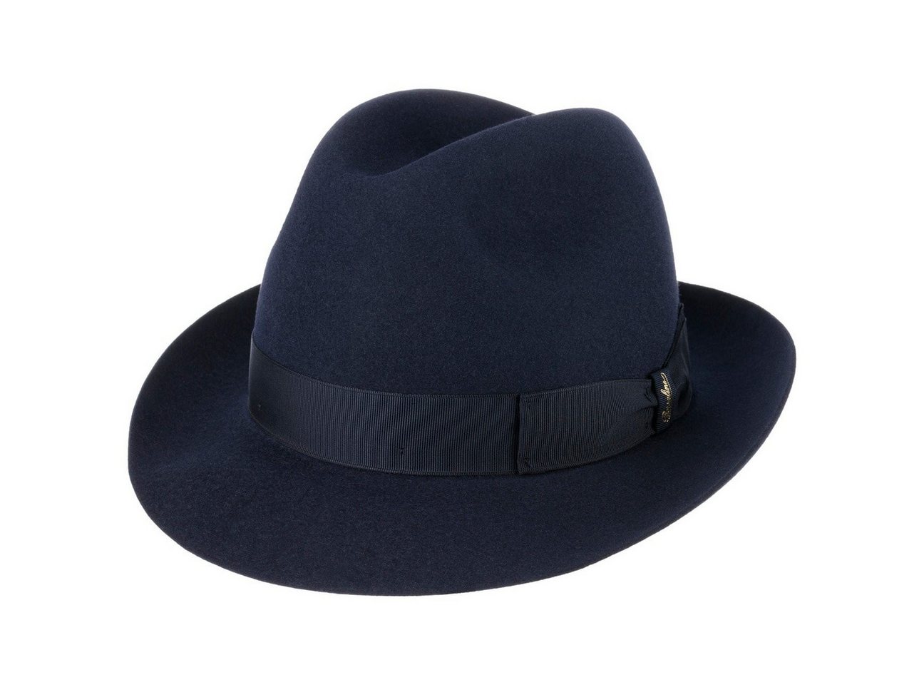 Borsalino Filzhut (1-St) Bogarthut mit Ripsband, Made in Italy von Borsalino